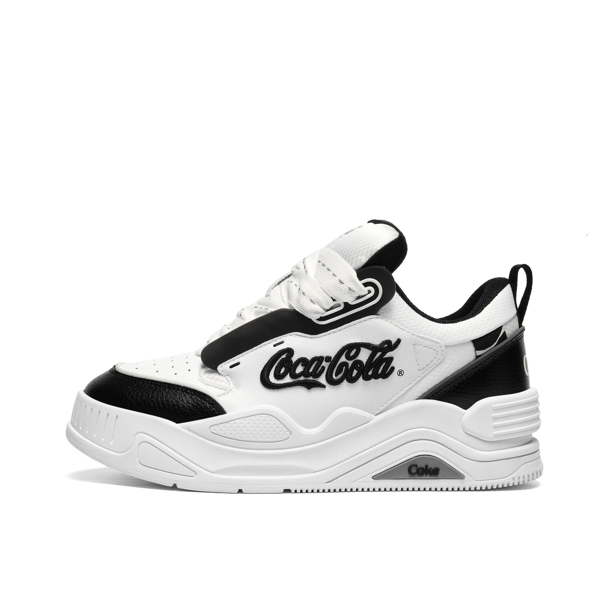 Coca Cola Puffy Shoes Низкие стильные туфли для скейтбординга унисекс, белые