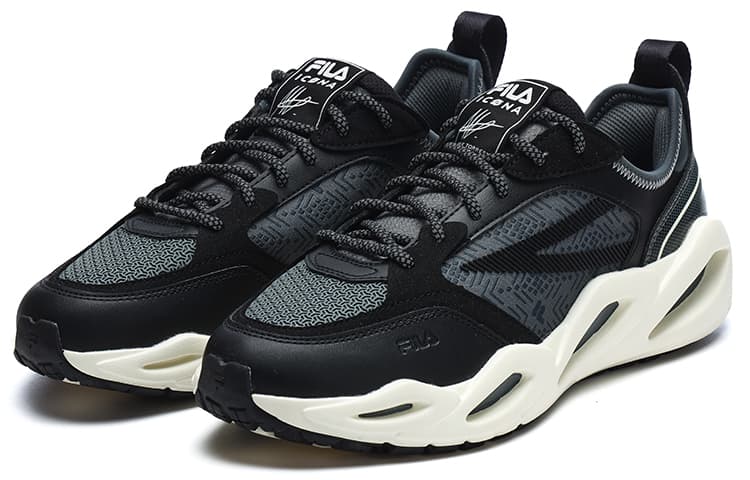 Мужские кроссовки FILA Crypto Low Top Chunky, черные, серые