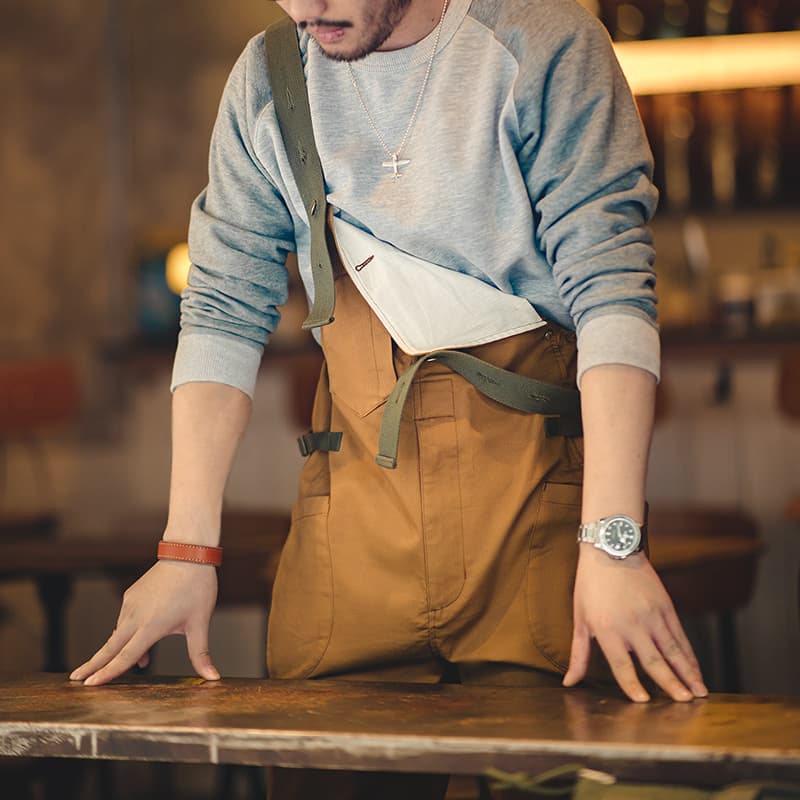 Комбинезон MADEN Мужской Хаки Желтый