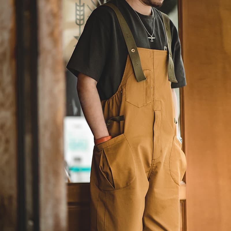 Комбинезон MADEN Мужской Хаки Желтый