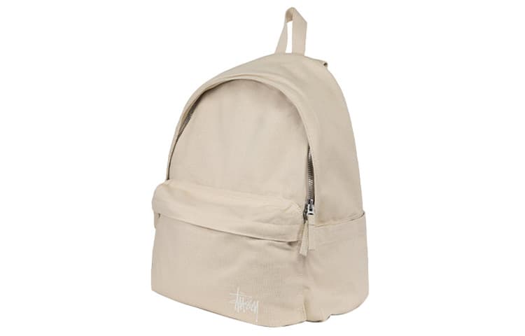 Рюкзак Stussy из парусины натурального цвета