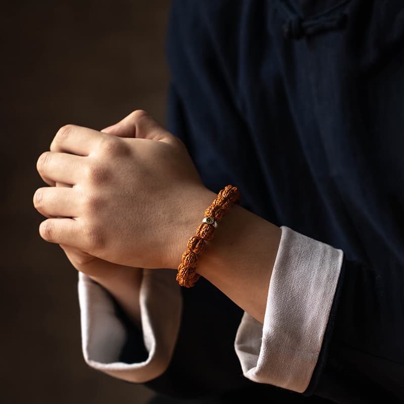 Браслеты LIBALU King Kong Bodhi Seeds унисекс