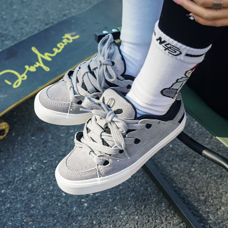 Ollieskate Низкие туфли для скейтборда унисекс темно-серые