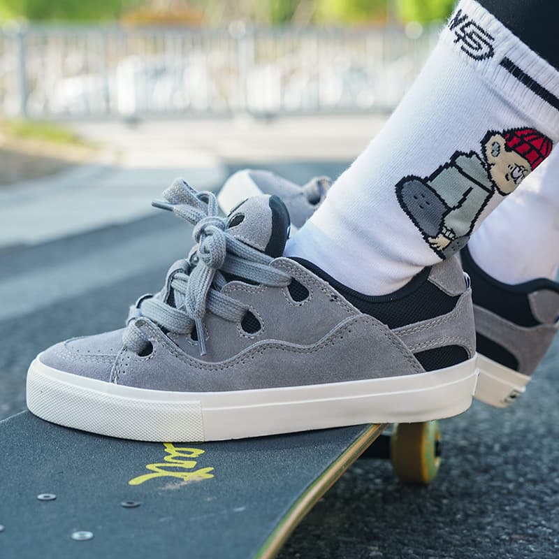 Ollieskate Низкие туфли для скейтборда унисекс темно-серые