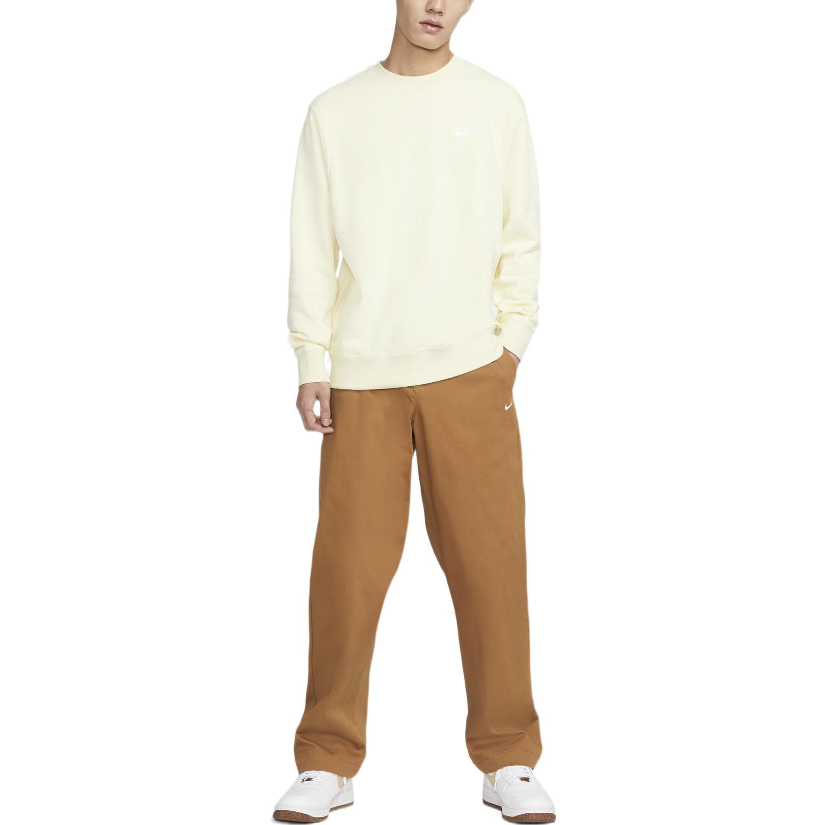 Мужские повседневные брюки Nike, мальтово-коричневые