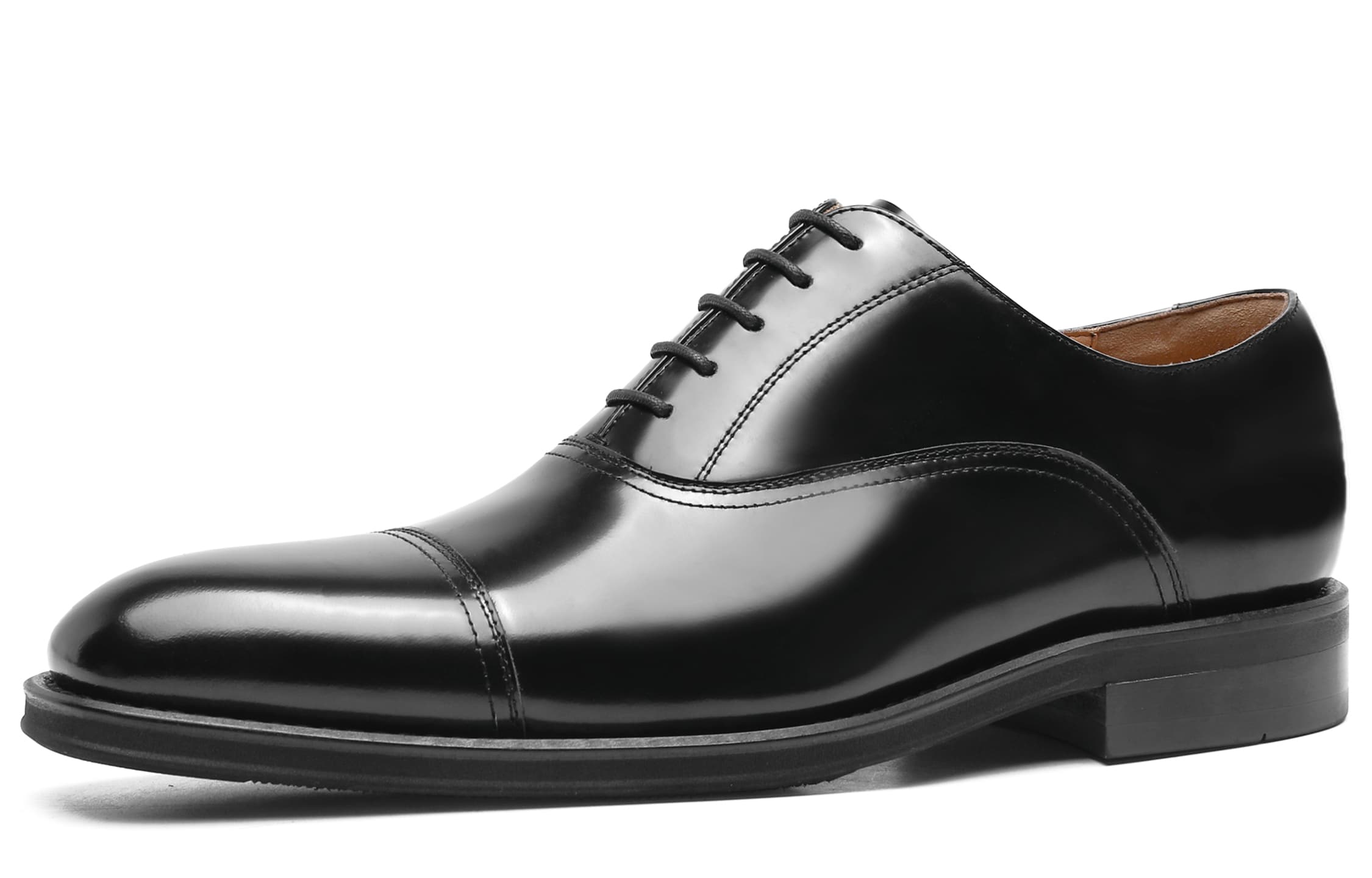 Desai Повседневная кожаная обувь Мужские низкие кеды черные