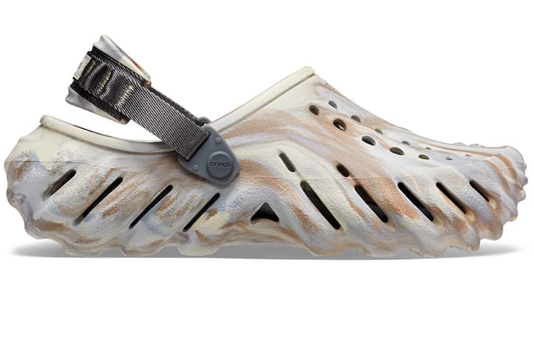 Сабо Crocs Echo с мраморной отделкой