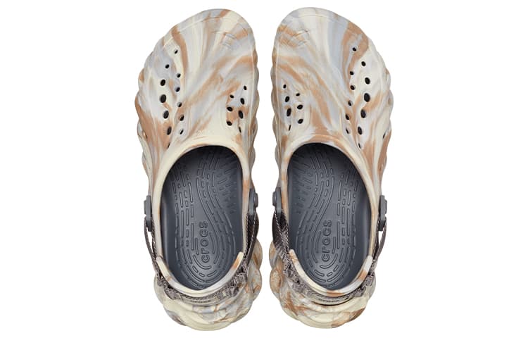 Сабо Crocs Echo с мраморной отделкой