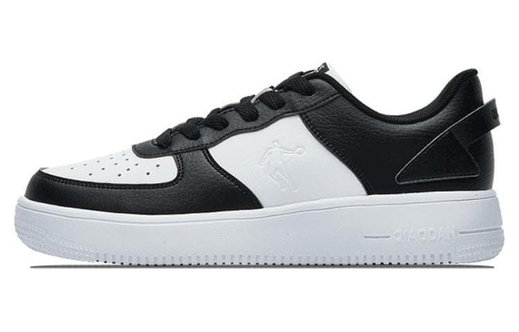 QIAODAN Air Force One Skateboard Shoes Men's Low top White/Black
