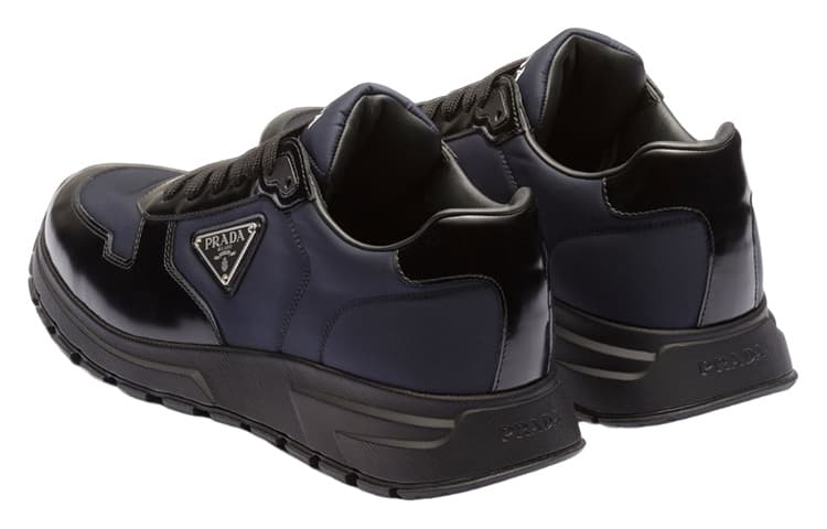 Кроссовки PRADA Prax Re-Nylon Черный Синий