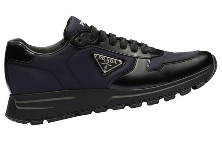 Кроссовки PRADA Prax Re-Nylon Черный Синий