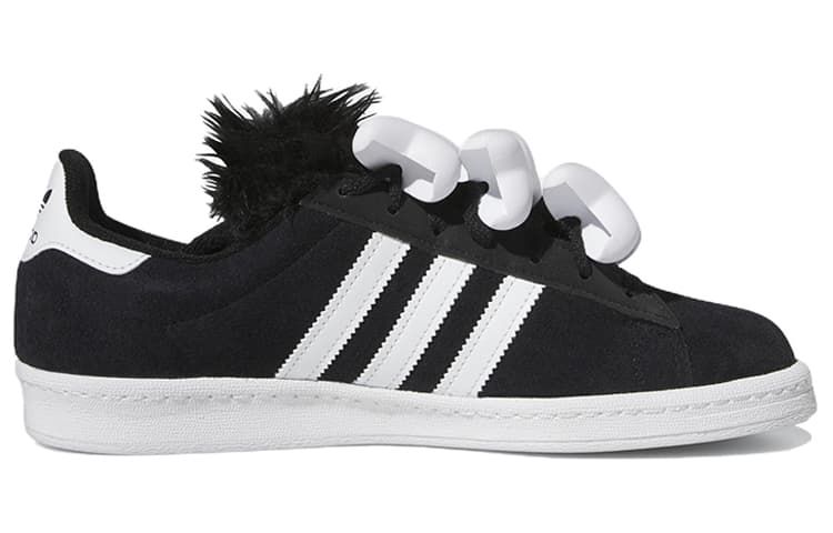 Adidas Jeremy Scott X Adidas Campus 80-х «Bones Black»
