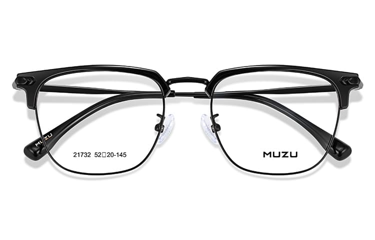 MUZU Browline Синие светозащитные очки мужские