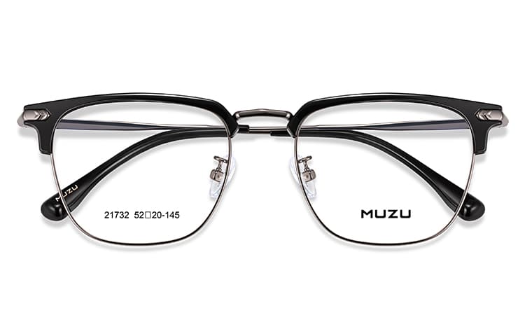 MUZU Browline Синие светозащитные очки мужские