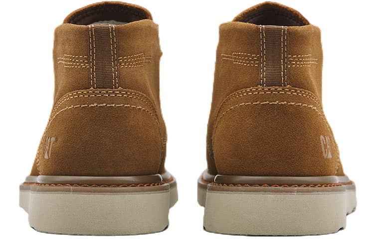 Нескользящие уличные ботинки CAT длиной до щиколотки, мужские светло-коричневые