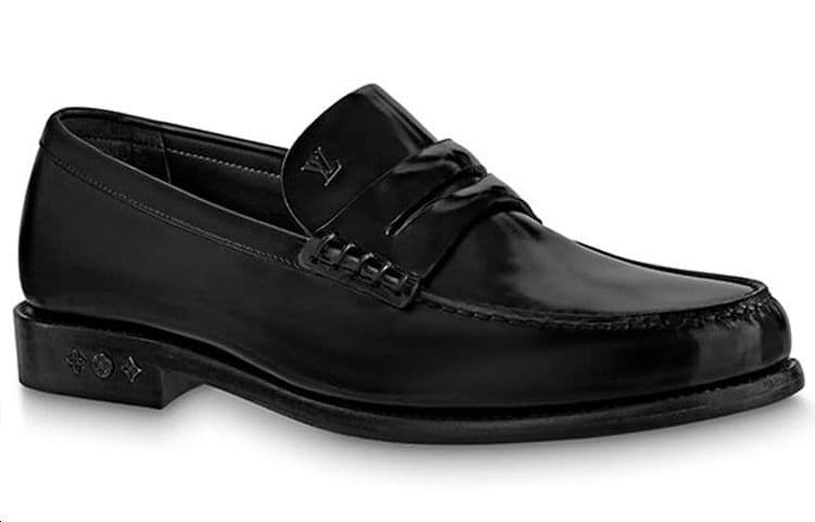 LOUIS VUITTON Лоферы Louis «Лакированный черный»