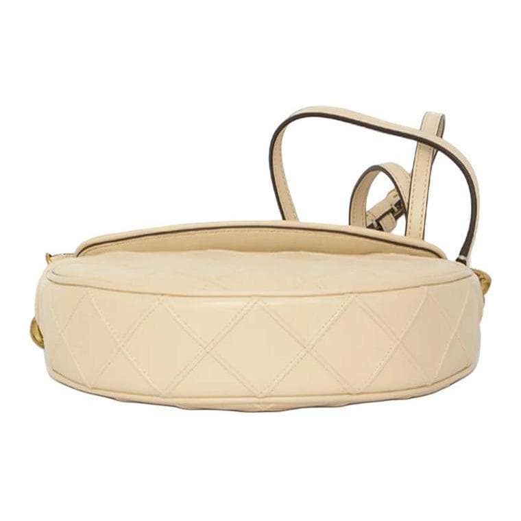 TORY BURCH Mini Fleming Soft Crescent Bag, новый кремовый