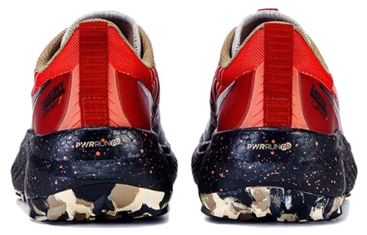 Saucony ENDORPHIN EDGE Амортизаторы Нескользящие износостойкие низкие кроссовки для бега по пересеченной местности женские серо-красные