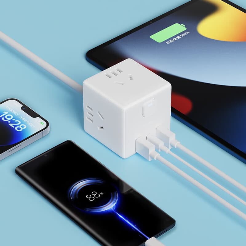 Проводная быстрая зарядка Xiaomi 33 Вт, версия 2A1C Magic Cubes Converters Pro