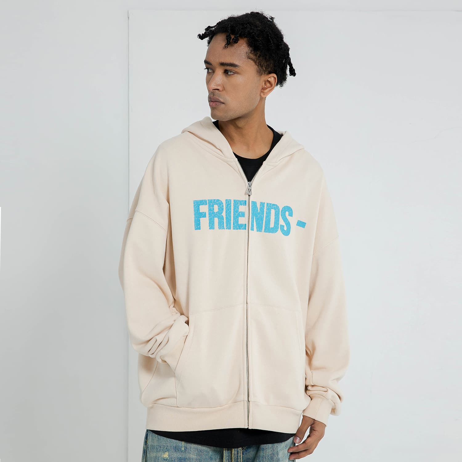 VLONE Толстовки Унисекс Бежевый