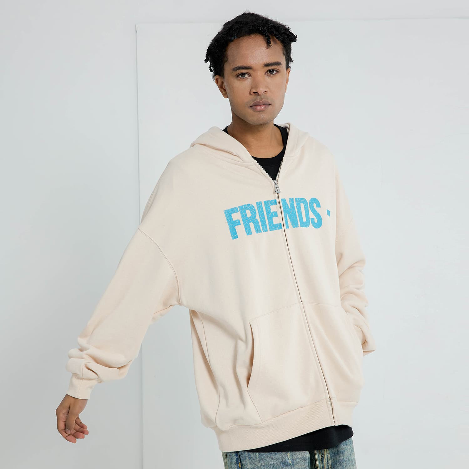 VLONE Толстовки Унисекс Бежевый