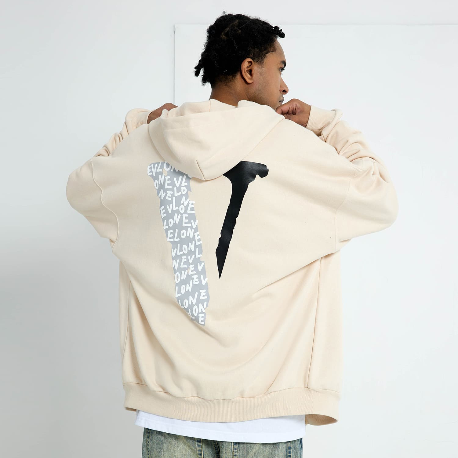 VLONE Толстовки Унисекс Бежевый