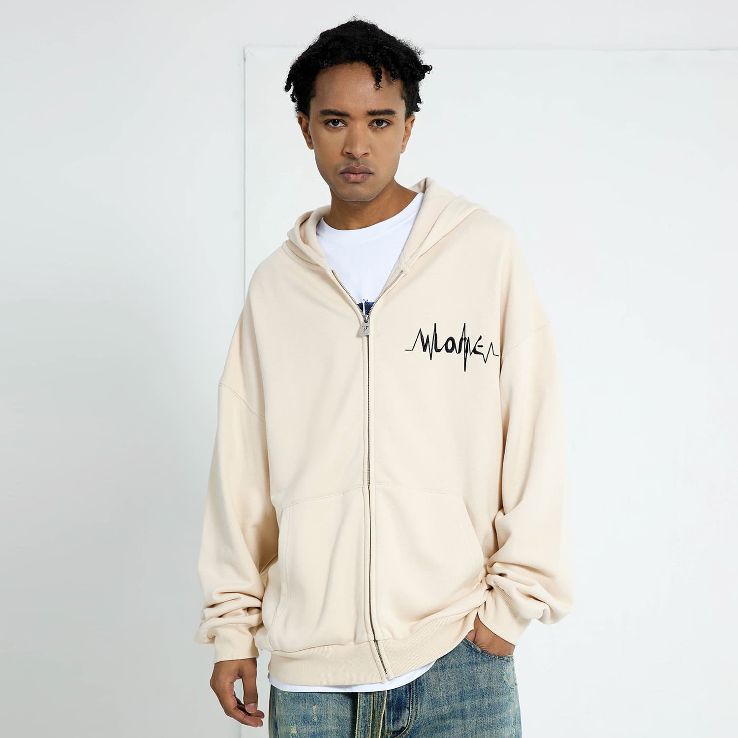 VLONE Толстовки Унисекс Бежевый