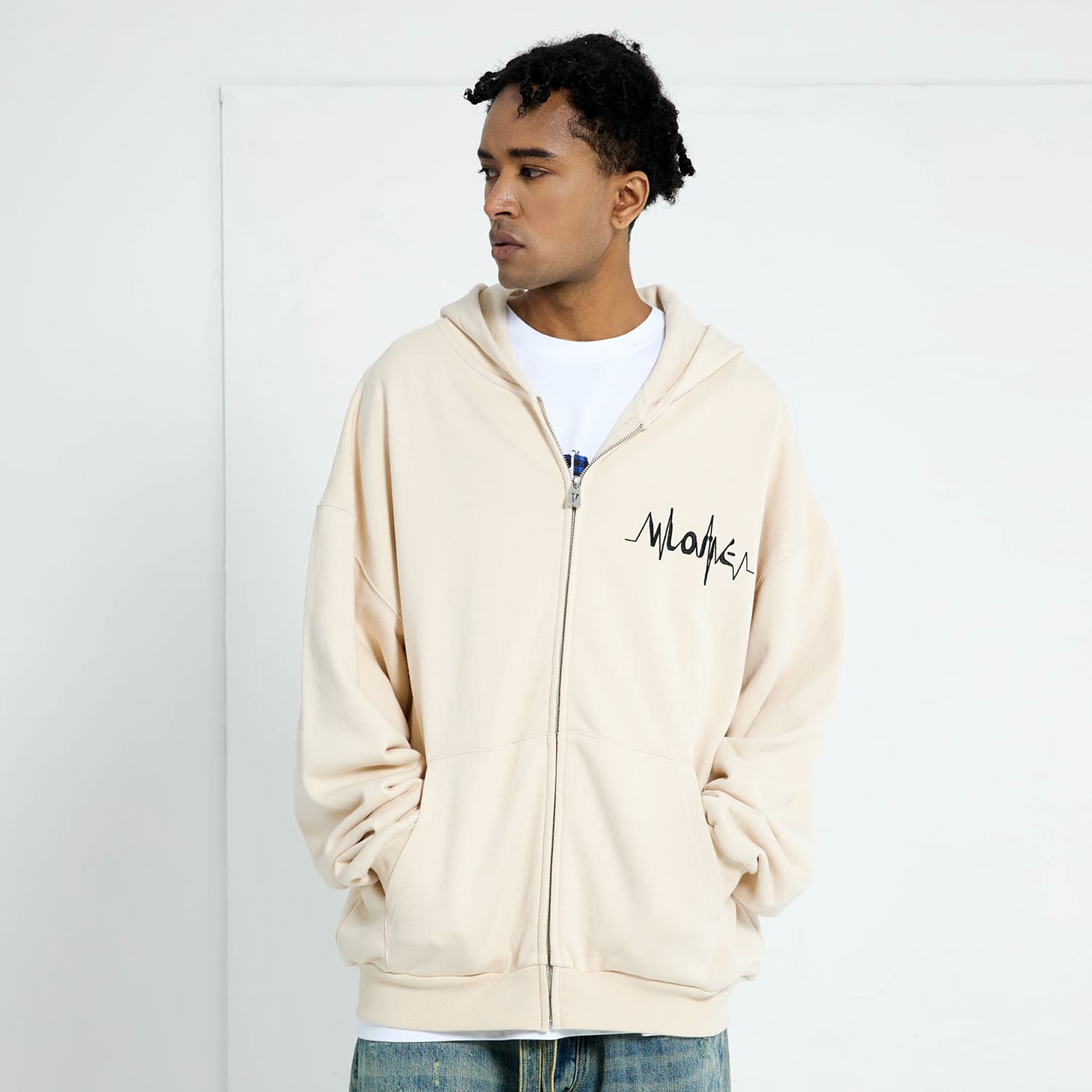 VLONE Толстовки Унисекс Бежевый