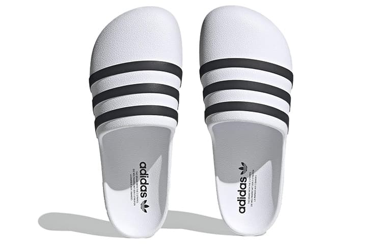 Adidas AdiFOM Adilette Slide Cloud White Core Черный Cloud White