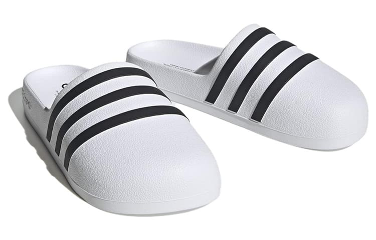 Adidas AdiFOM Adilette Slide Cloud White Core Черный Cloud White