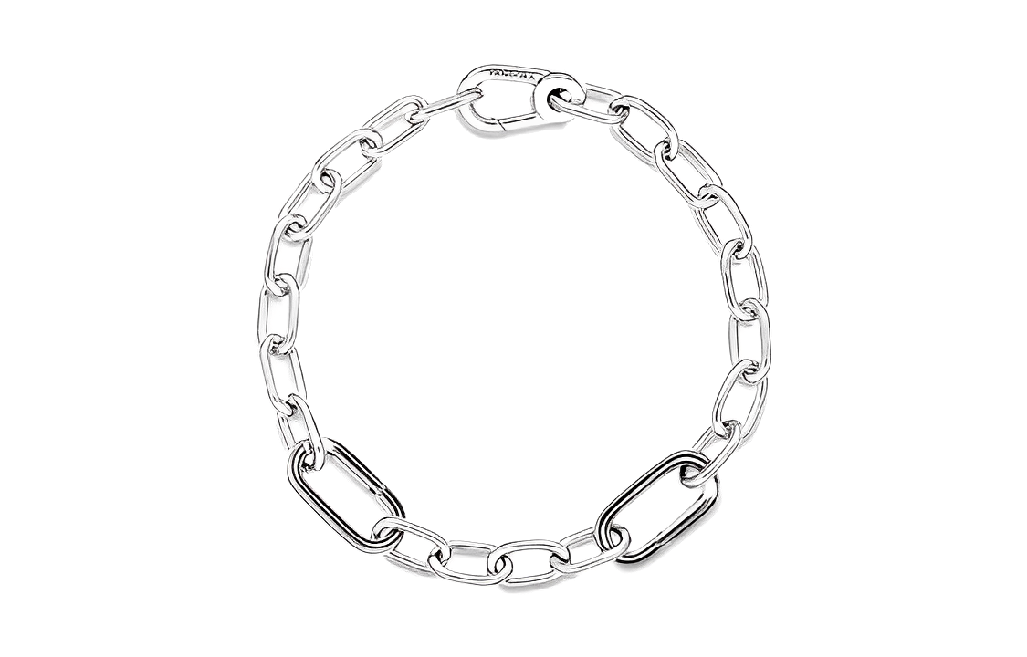 Браслеты Pandora из стерлингового серебра 925 пробы, женские серебряные