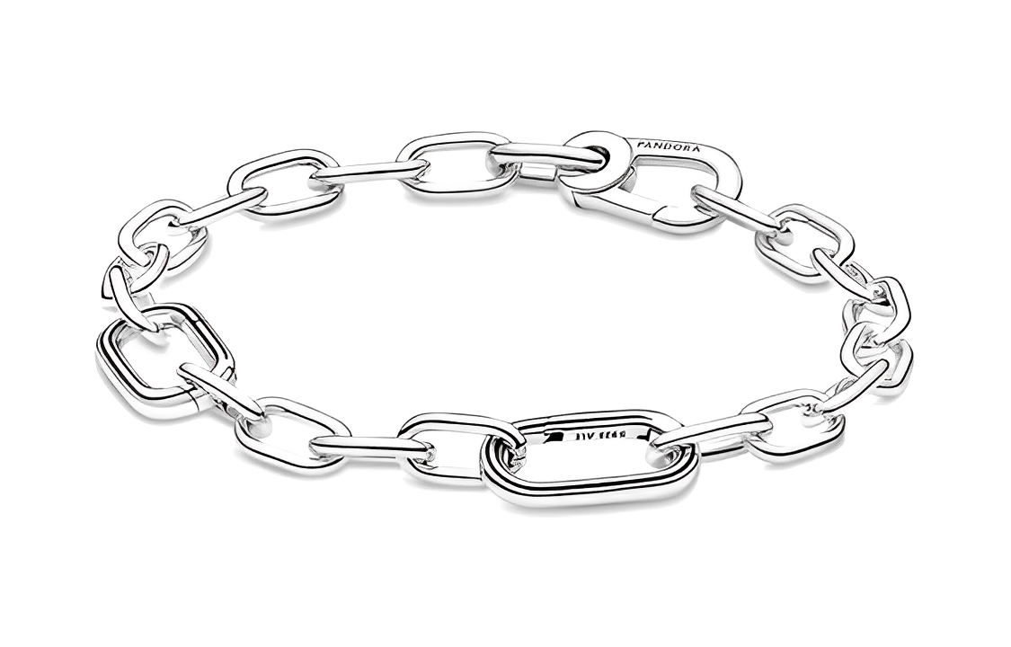 Браслеты Pandora из стерлингового серебра 925 пробы, женские серебряные
