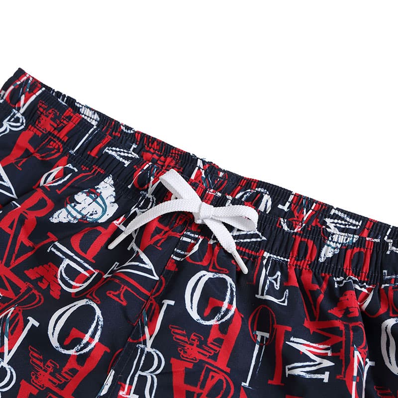 EMPORIO ARMANI SS23 Повседневные шорты мужские красные