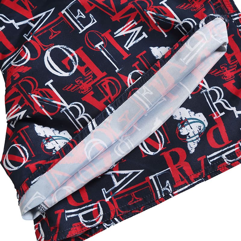 EMPORIO ARMANI SS23 Повседневные шорты мужские красные