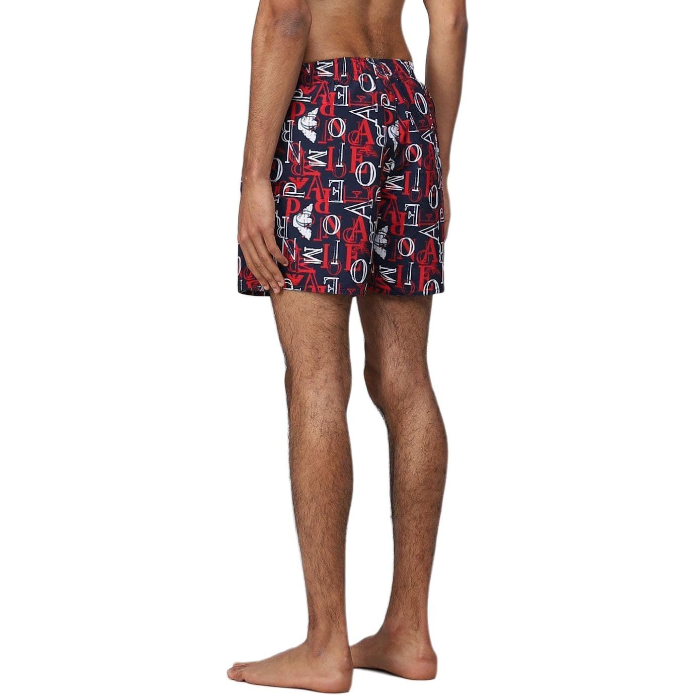 EMPORIO ARMANI SS23 Повседневные шорты мужские красные