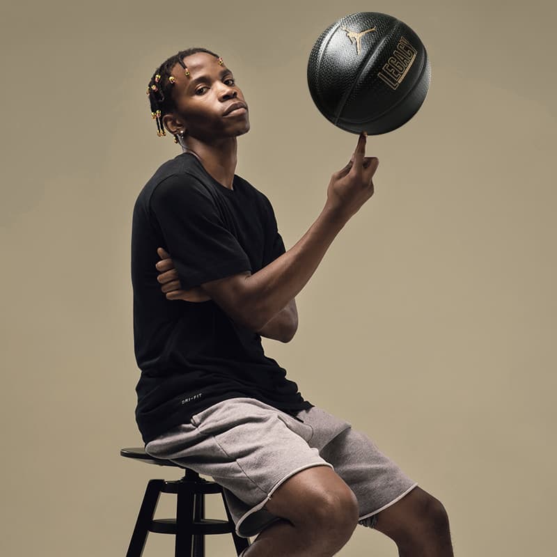 Jordan PU Basketball Black Gold, размер 7, тренировочные унисекс