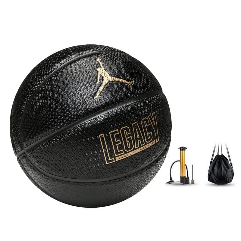 Jordan PU Basketball Black Gold, размер 7, тренировочные унисекс