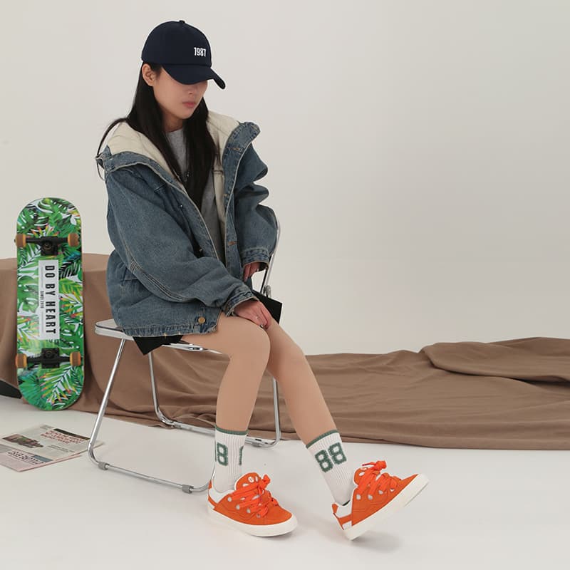 Обувь Ollieskate Puffy Обувь для скейтборда Унисекс Оранжевый