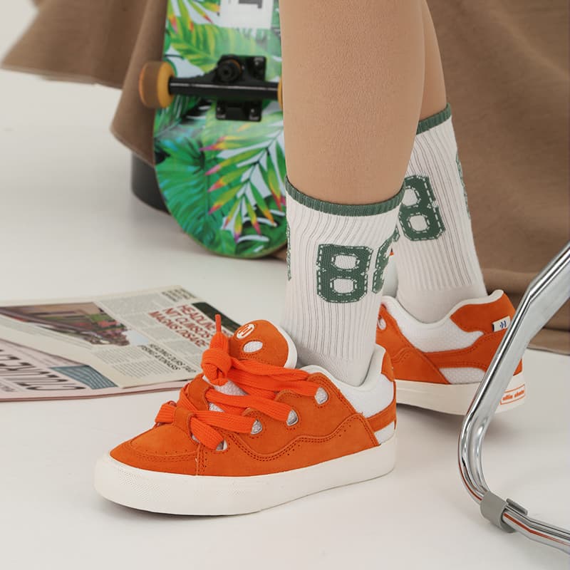 Обувь Ollieskate Puffy Обувь для скейтборда Унисекс Оранжевый