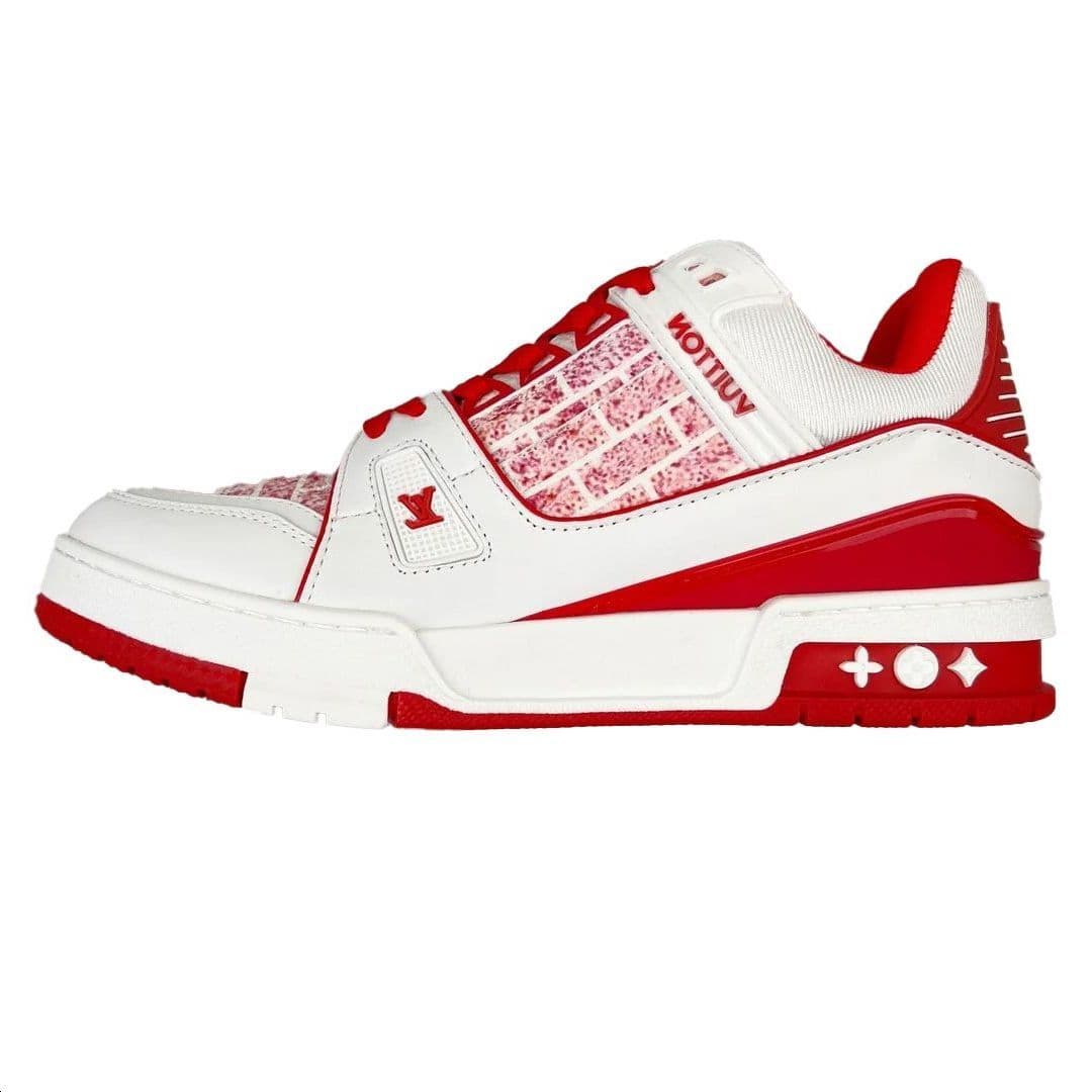 LOUIS VUITTON X Lady Pink Trainers 350 'White Red'