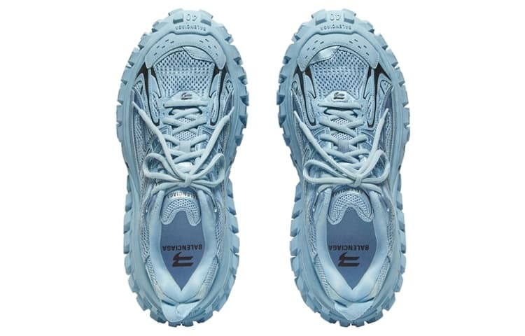 Кроссовки Balenciaga Bouncer, синяя сетка и нейлон