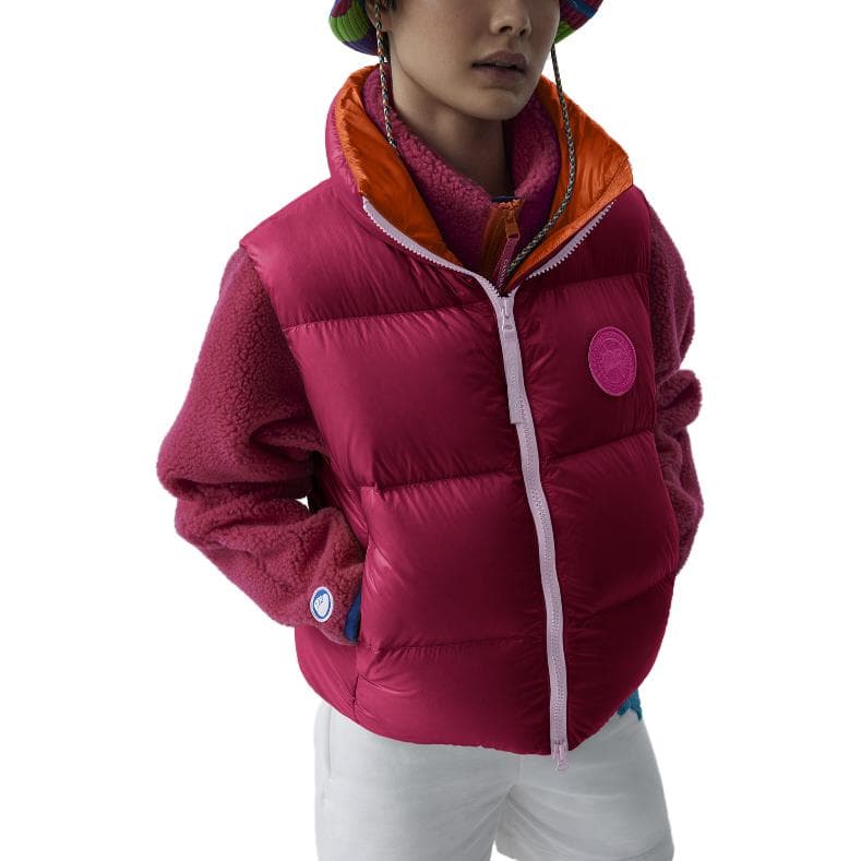 Женский жилет Canada Goose x Paola Pivi цвета фуксии