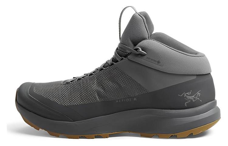 Arcteryx Aerios FL 2 Mid GTX Cushioned Slip Resistant Abrasion Resistant Mid Top Outdoor Shoes Unisex Gray