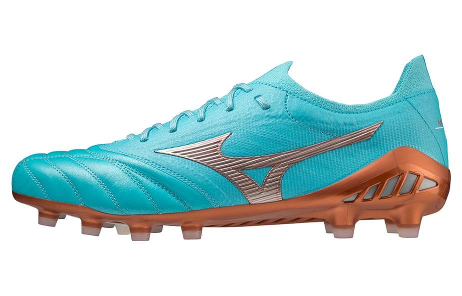 Mizuno Morelia Neo III Football Cleats 'Light Blue Copper'