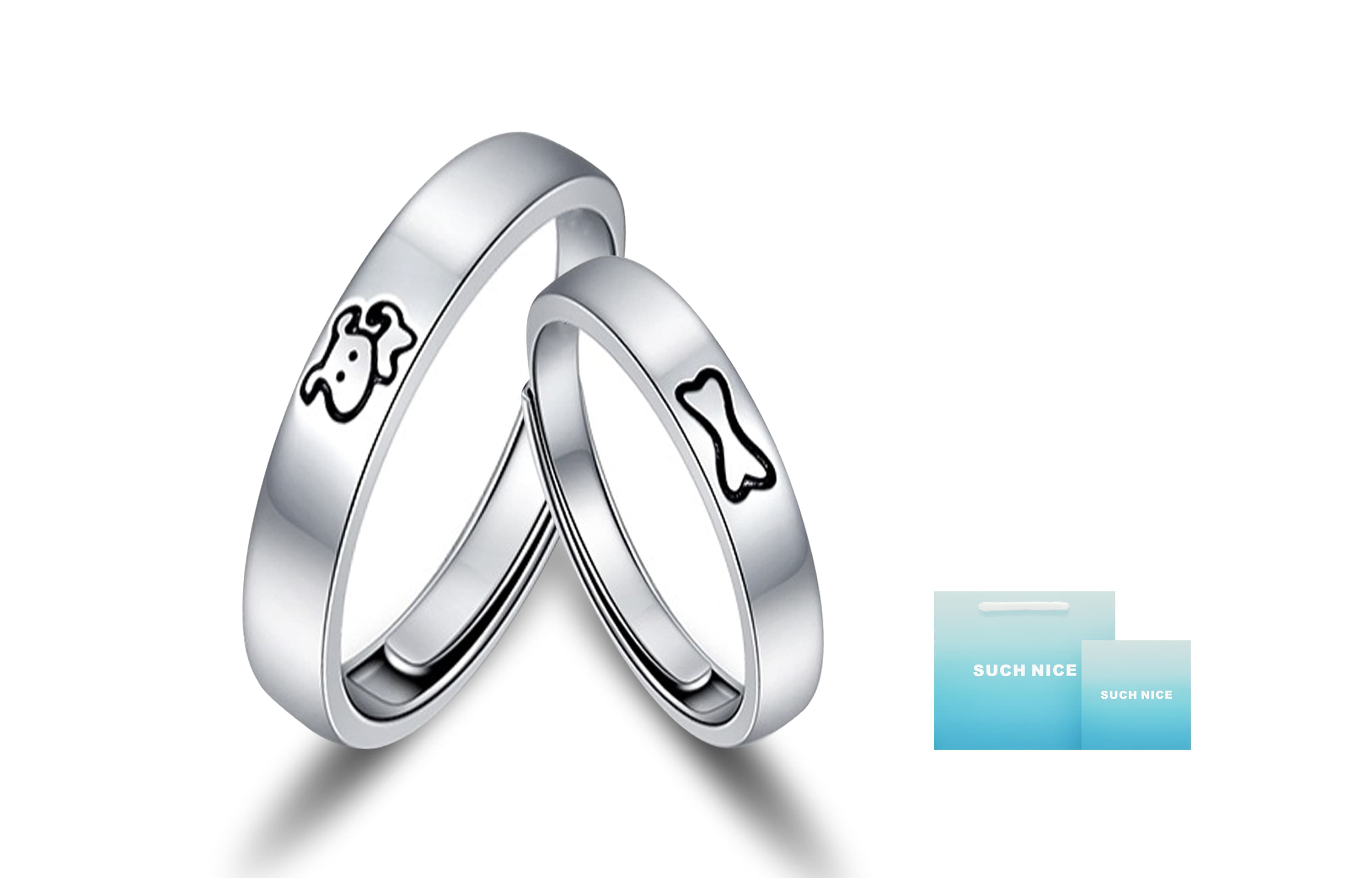 SUCH NICE S925 Silver Rings Unisex