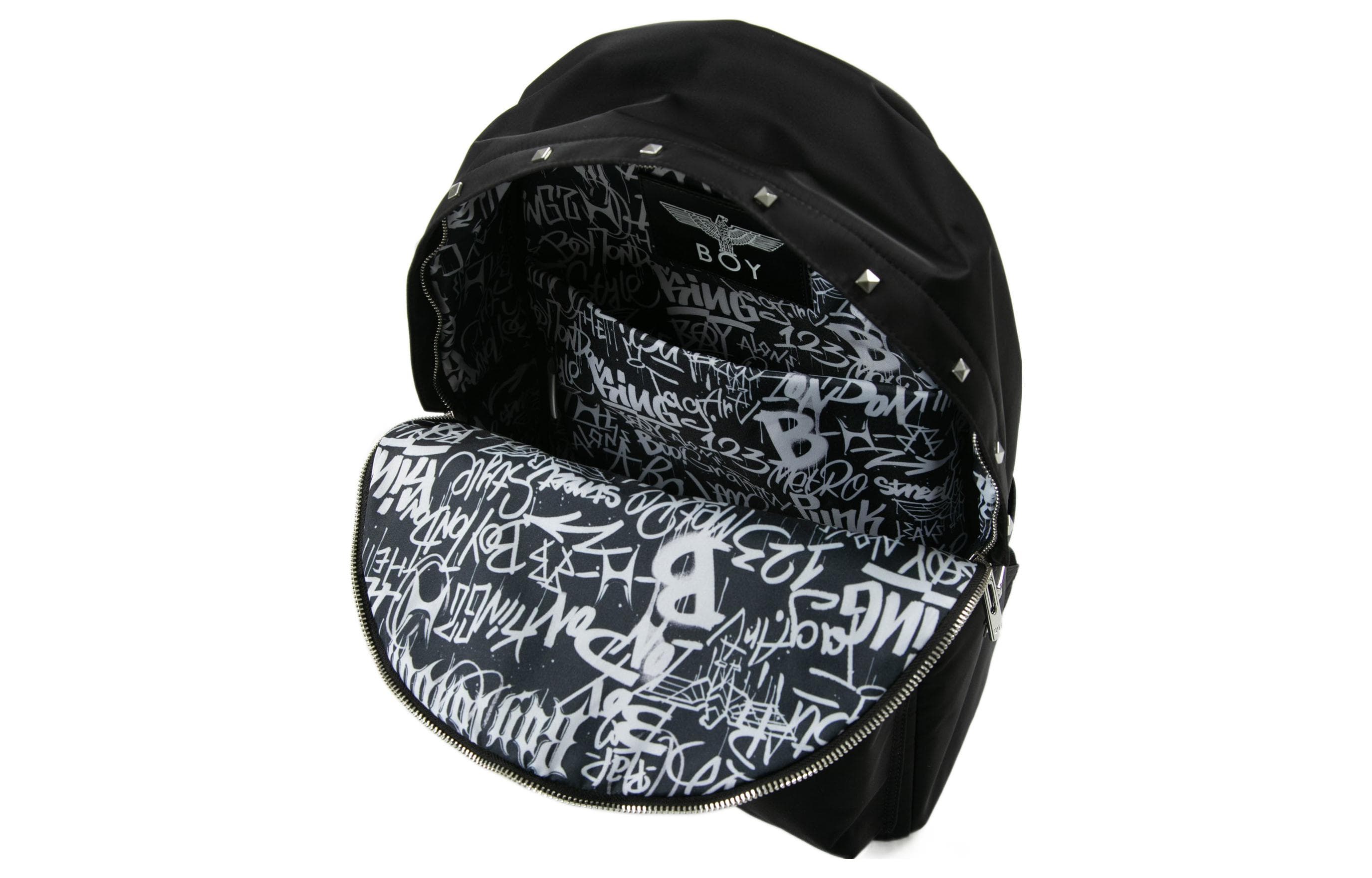 Нейлоновый рюкзак Boy London Regular, унисекс, черный