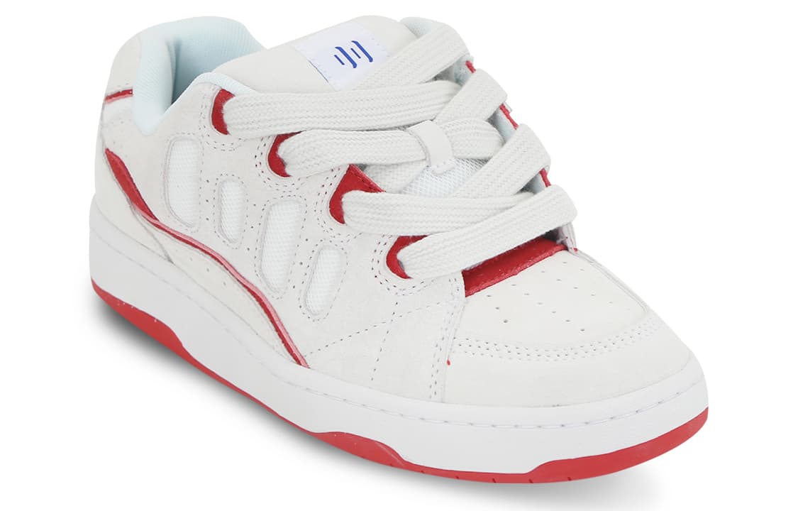 Ollieskate Низкие туфли для скейтборда Унисекс Белый Красный