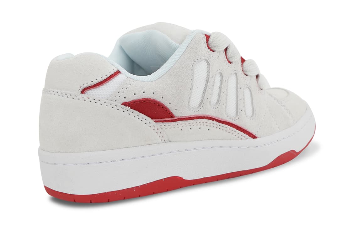 Ollieskate Низкие туфли для скейтборда Унисекс Белый Красный