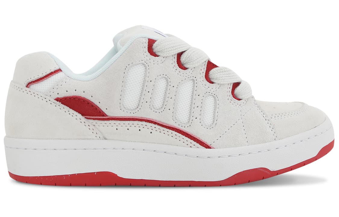 Ollieskate Низкие туфли для скейтборда Унисекс Белый Красный