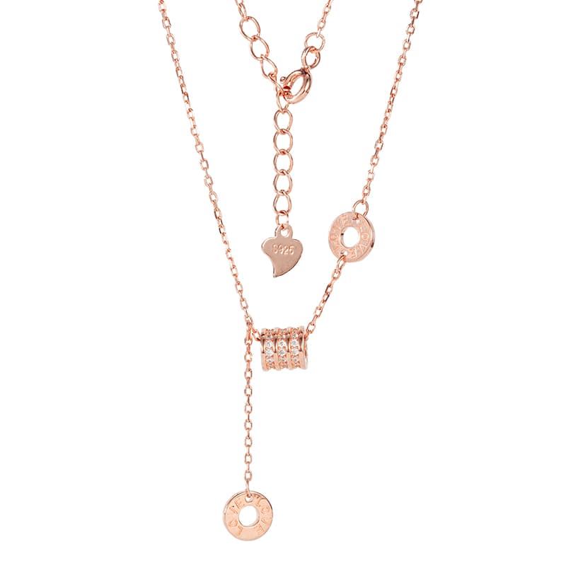 Женские ожерелья из стерлингового серебра CHOW TAI SENG